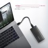 AXAGON EEM2-SB2 Obudowa zewnętrzna aluminiowa bezśrubowa USB-C 3.2 Gen 2 - M.2 NVMe / SATA SSD 30-80mm ALU pudełko czarne + USB-